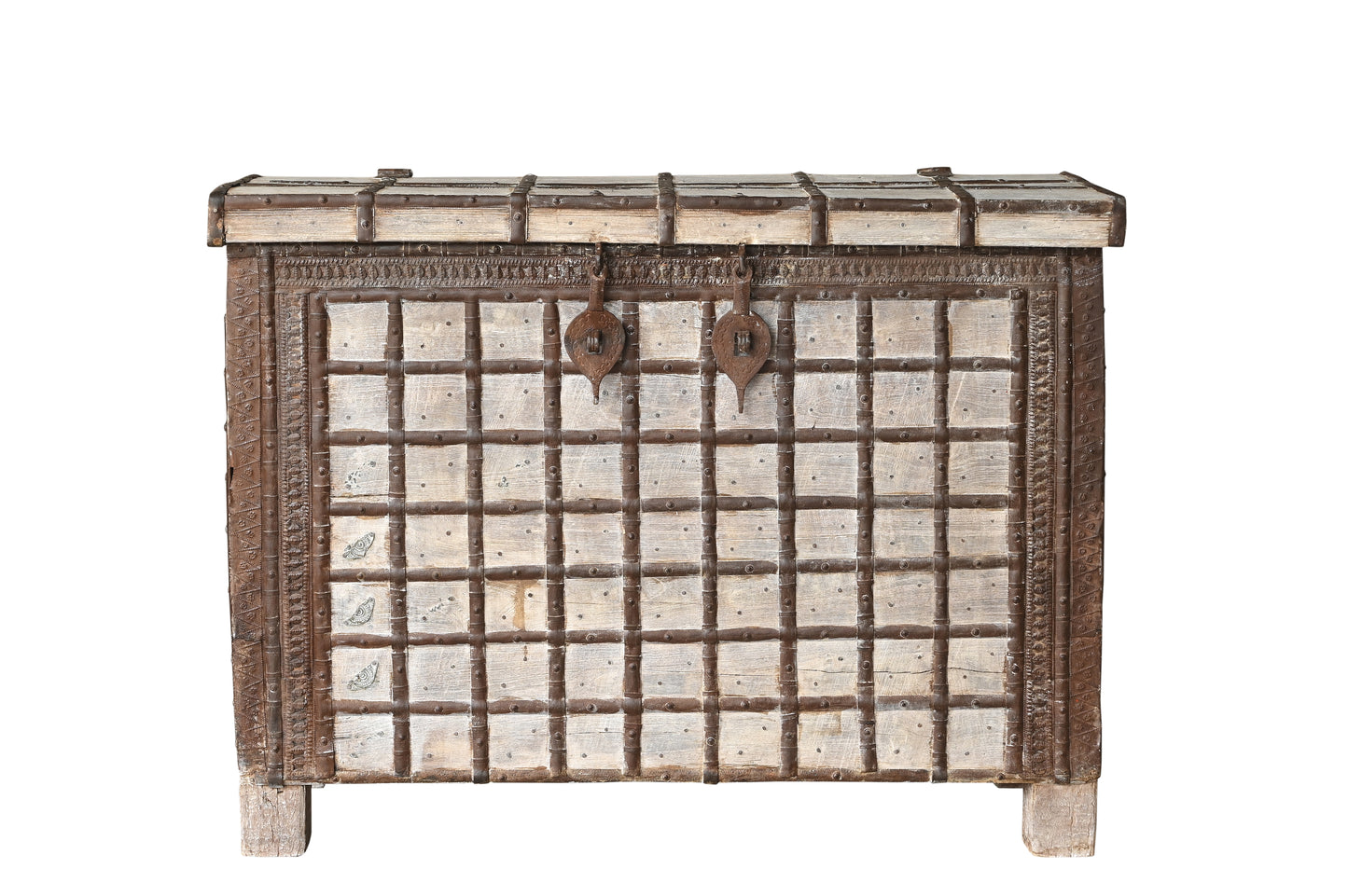 Vintage Indian Storage Box (J24VP42)
