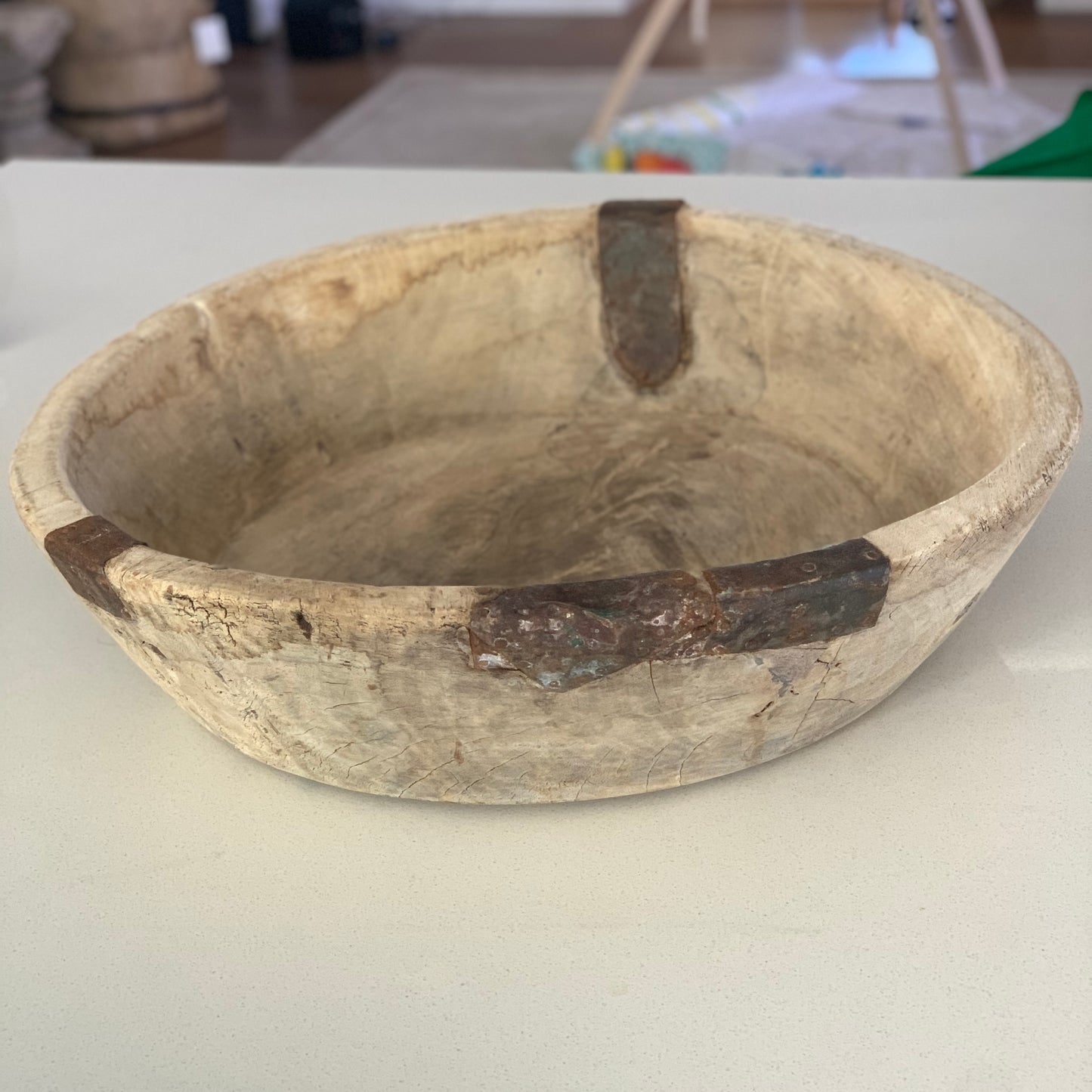 Vintage Indian Parats with metal detail