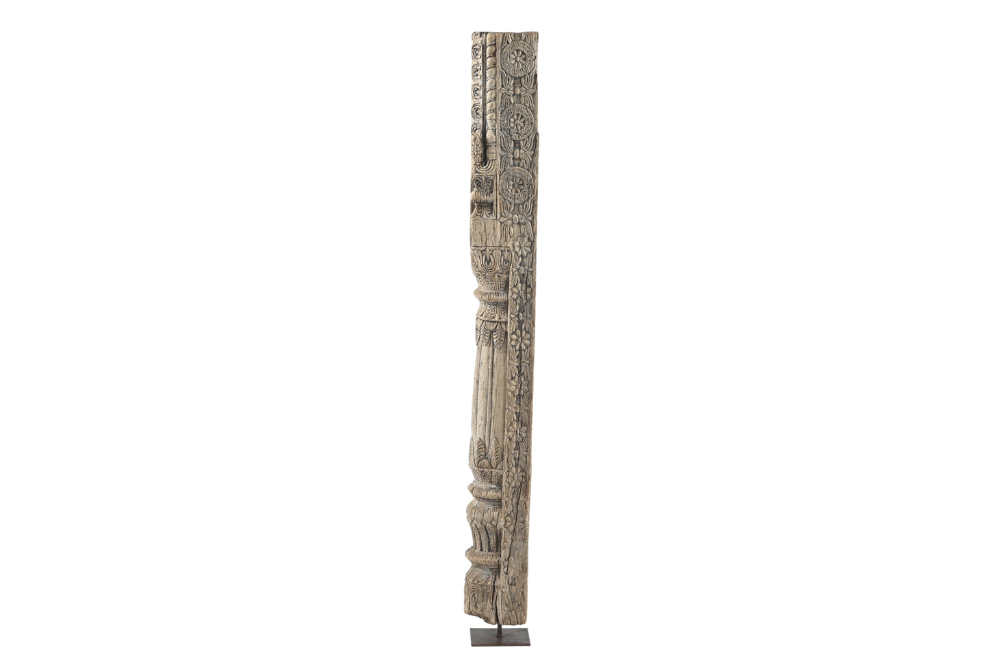 Vintage Indian Pillar Candle Stand (A26VP10)