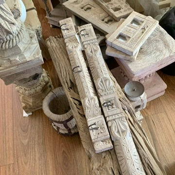 Vintage Indian Hand Carved Hooks