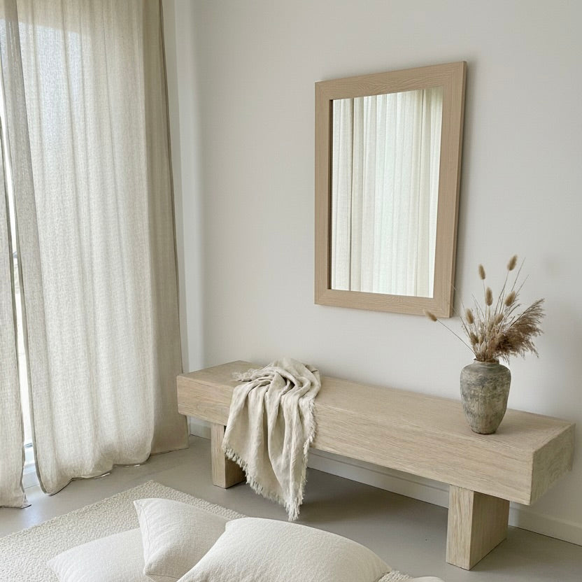Reclaimed Elm Beam Bench Seat | 180cm | Natural Finish