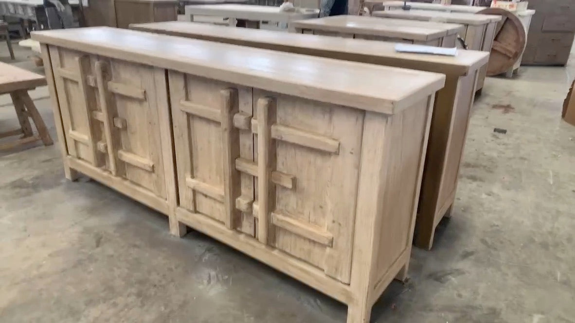 Sihuri | Elm Sideboard | Natural Finish | Pre-Order