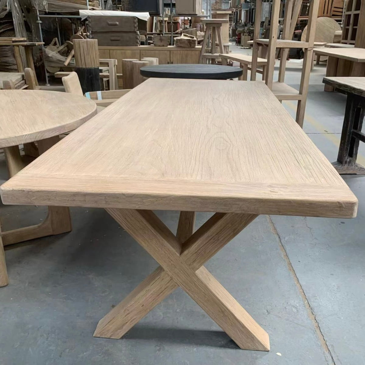 Reclaimed Elm Dining | 220 cm | Natural Elm