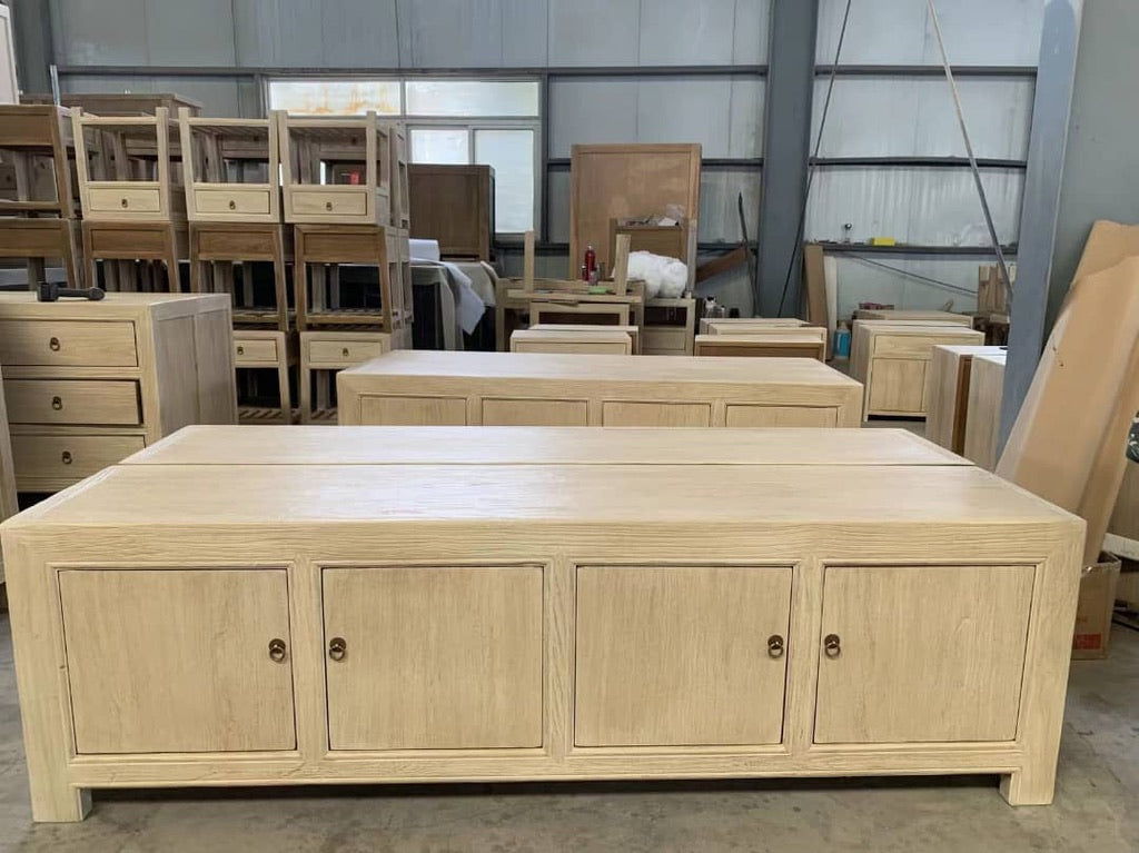 Entertainment Unit | 200 cm | Natural Elm | Pre-Order