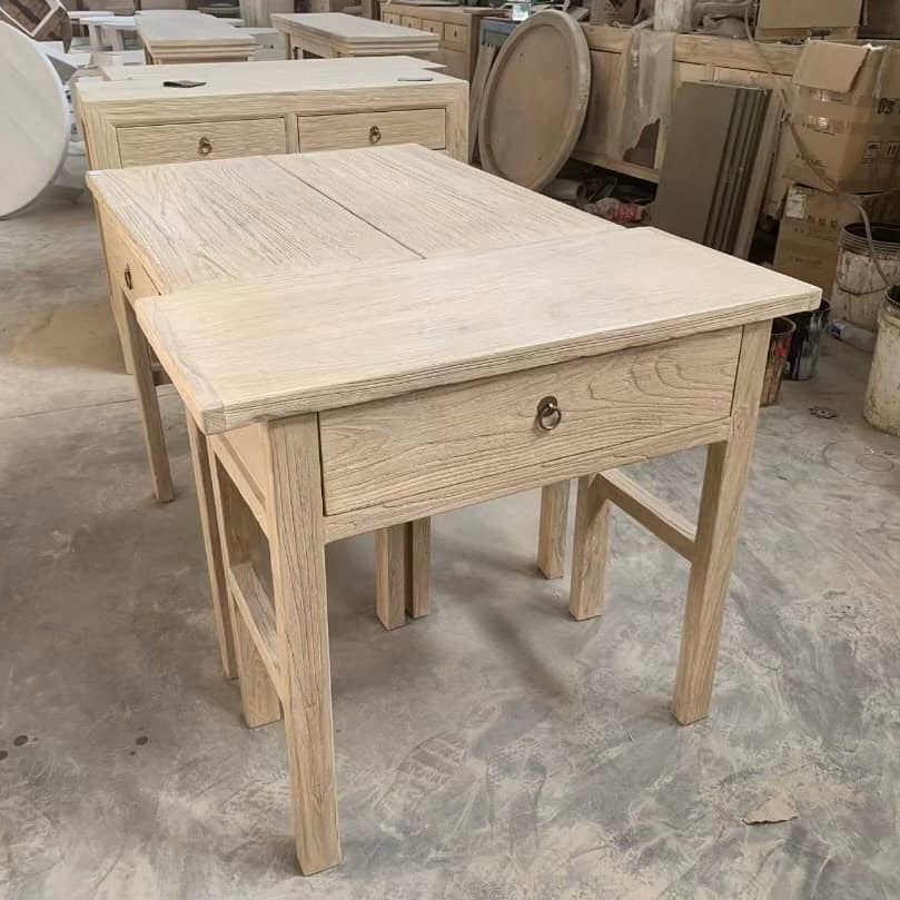 Sarah One Drawer Elm Console | 90 cm | Natural Elm | Pre-Order