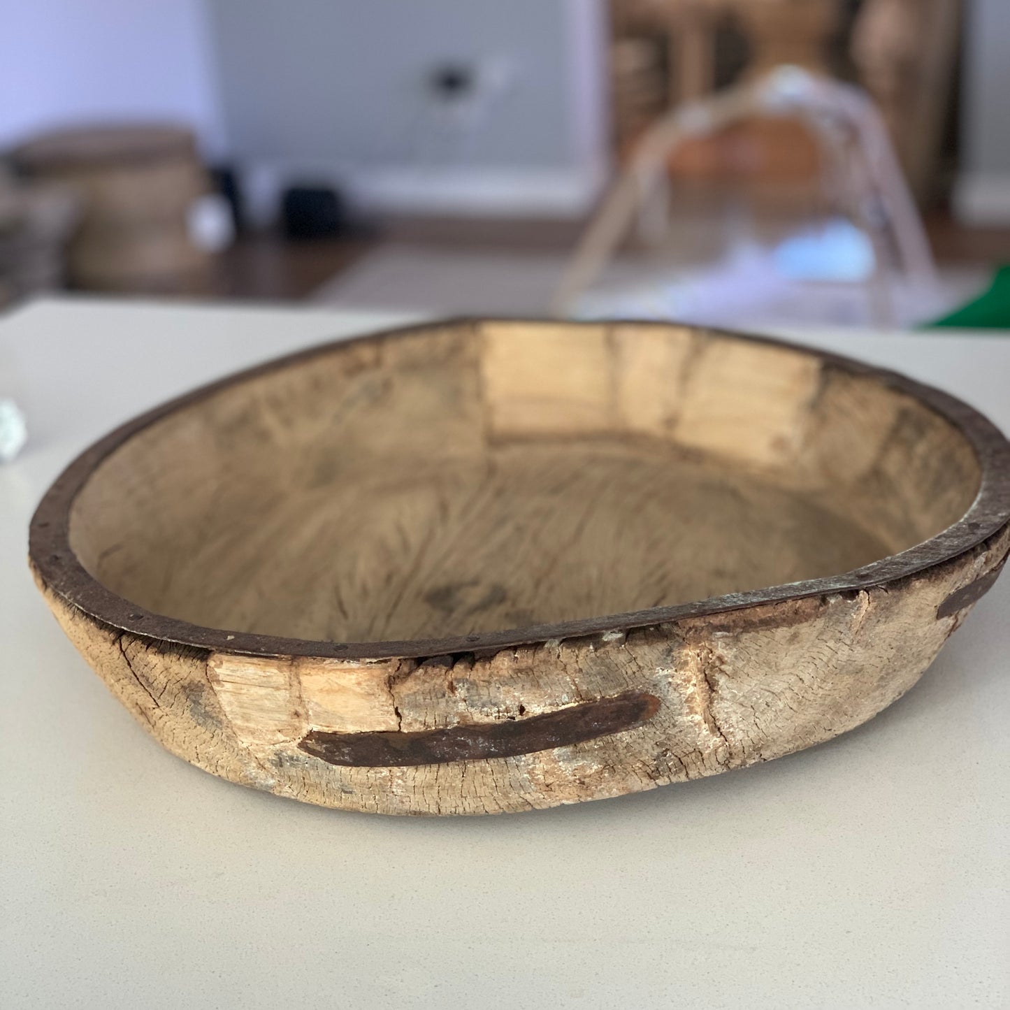 Vintage Indian Parats with metal detail