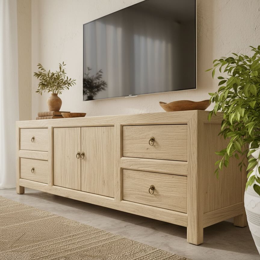 Entertainment Unit | 180cm | Natural Elm