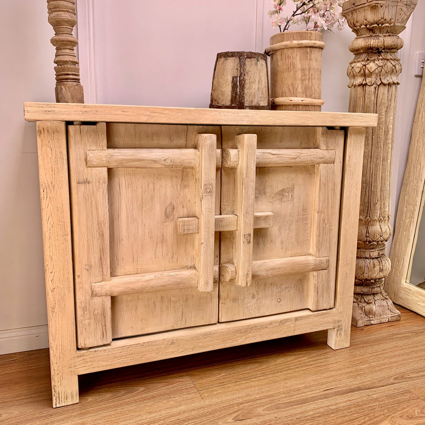 Elm Sideboard 2 Doors | Natural Finish