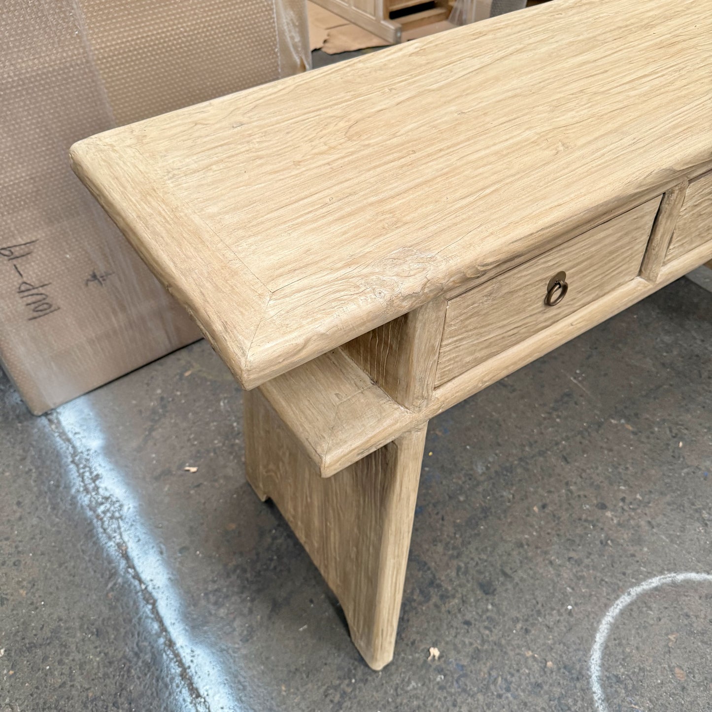 Reclaimed Elm Console | 165cm | Natural Elm