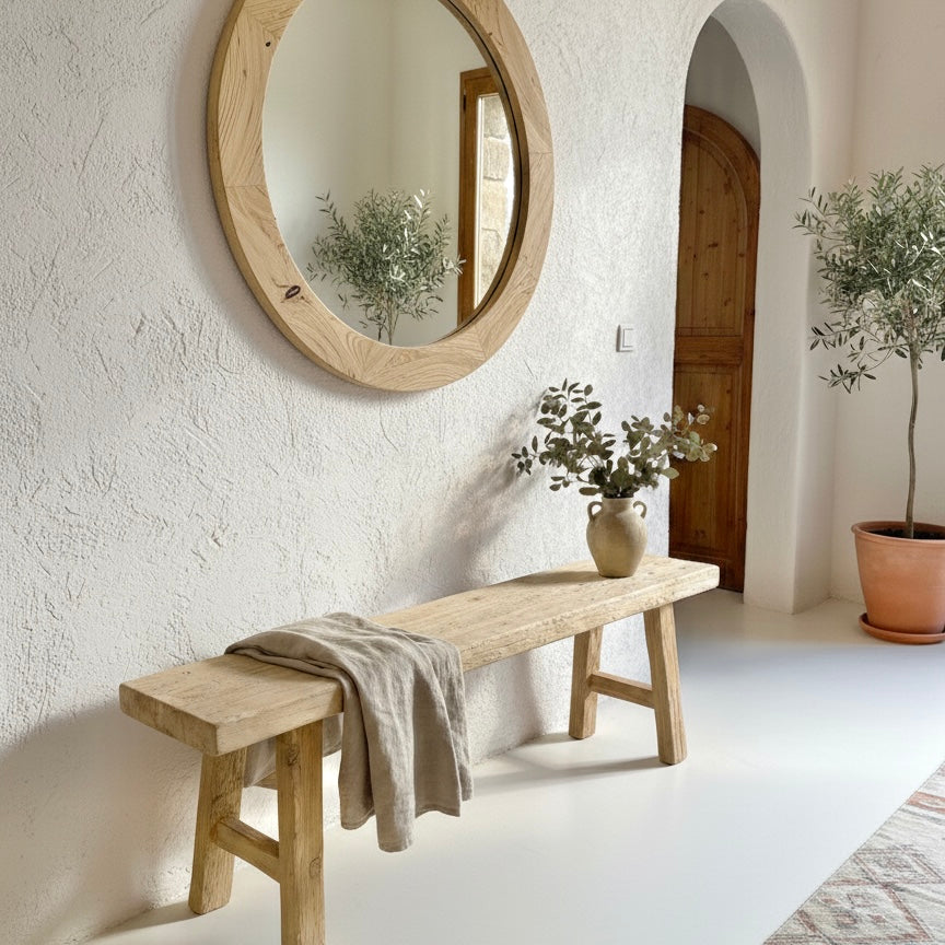 Tia Elm Bench | 150cm | Natural