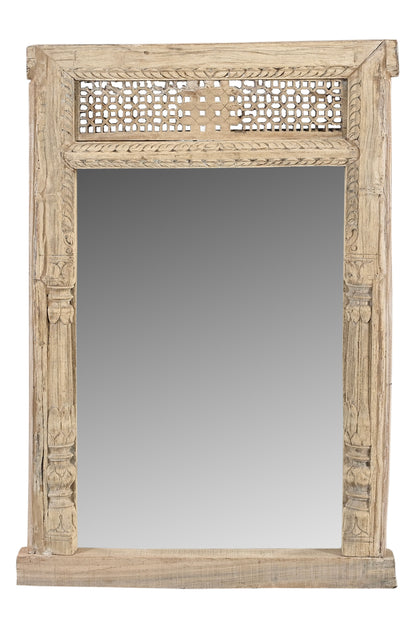 Vintage Indian Window Frame Mirror (MVP20)