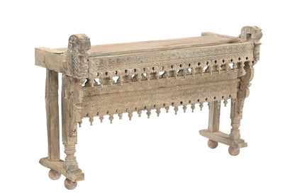 Vintage Indian Carved Console (MVP33)