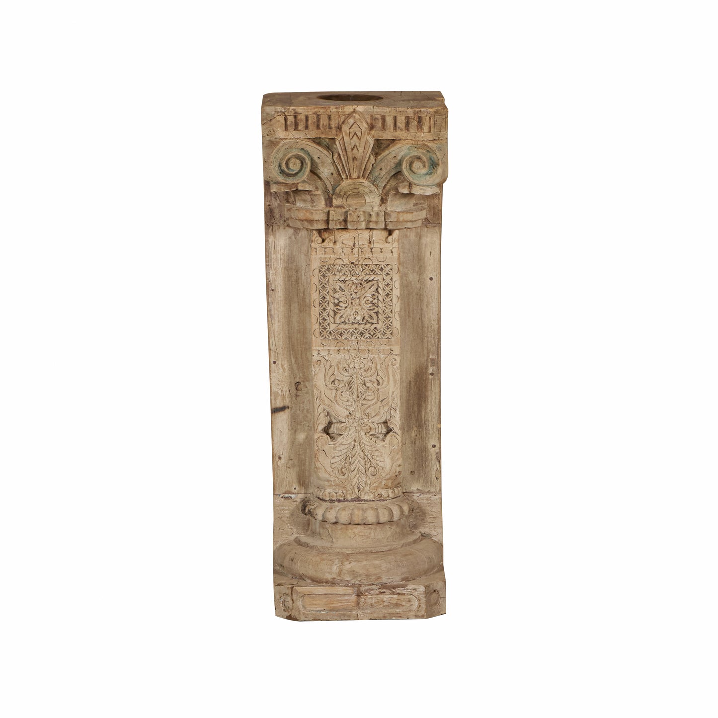 Vintage Indian Pillar Candle Stand (A26VP26)