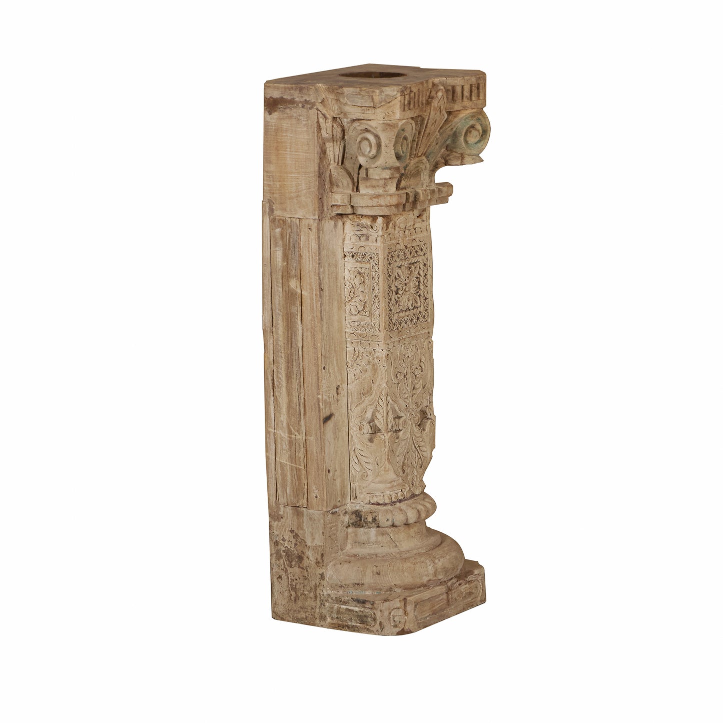 Vintage Indian Pillar Candle Stand (A26VP26)
