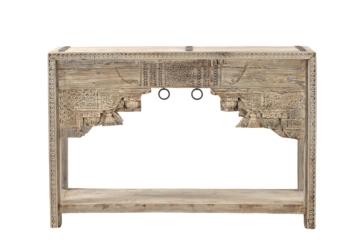 Vintage Indian Hand Carved Console (A26VP45)
