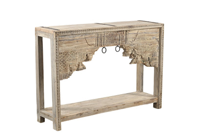 Vintage Indian Hand Carved Console (A26VP45)