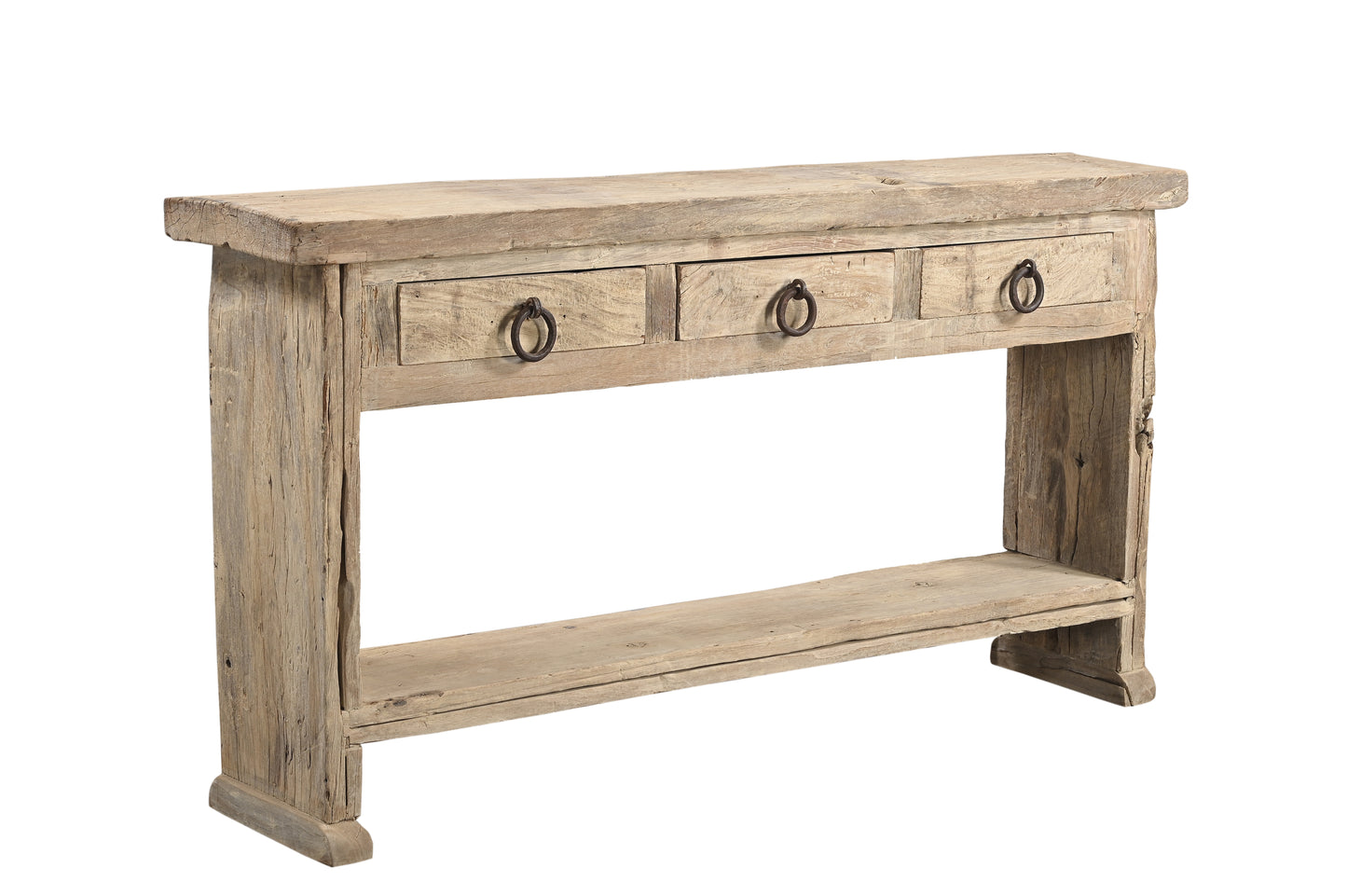 Reclaimed Timber Hand Made Indian Console (J24VP22)