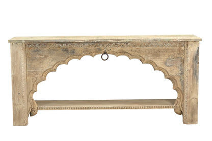 Vintage Indian Hand Carved Console (A26VP02)