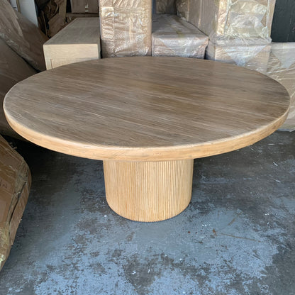 Round Elm Dining  | 152 cm wide | Darker Elm