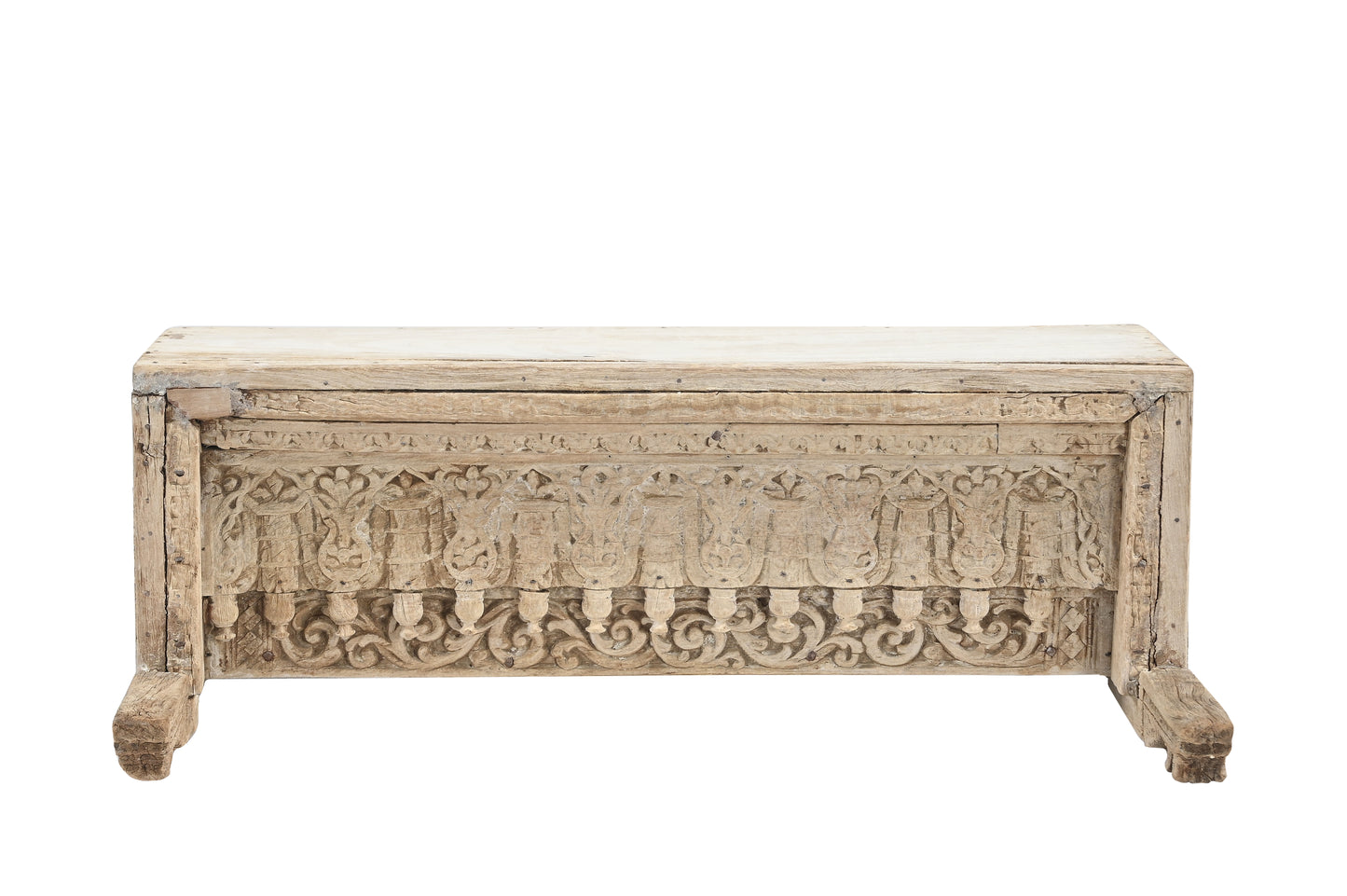 Vintage Indian Hand Carved Wall Shelf (A26VP17)