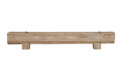 Vintage Indian Hand Carved Bench Seat (A26VP18)