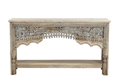 Vintage Indian Hand Carved Console (A26VP37)