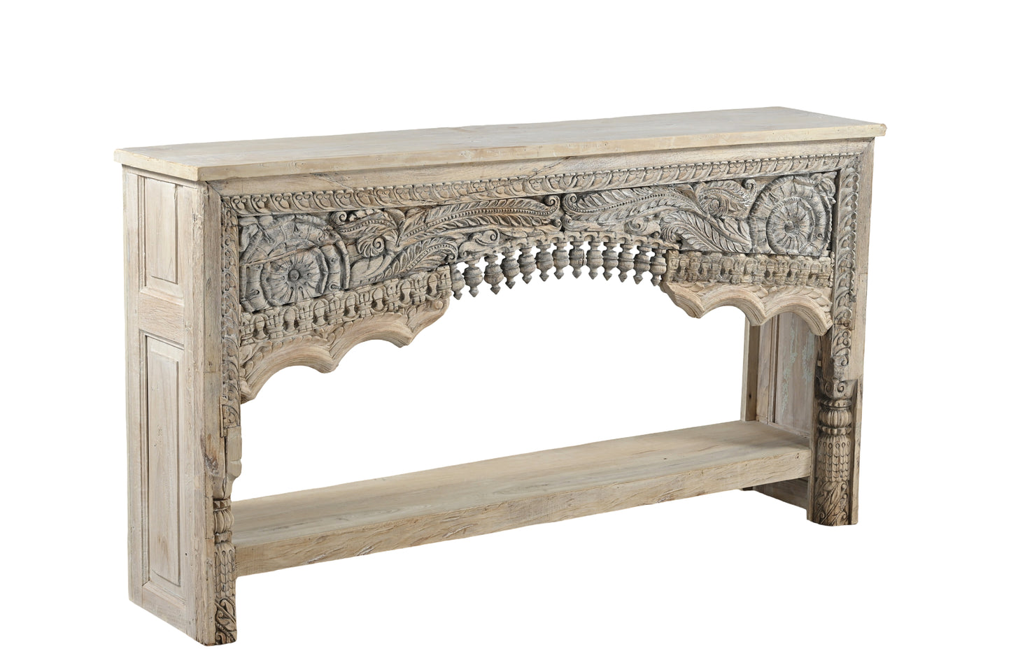 Vintage Indian Hand Carved Console (A26VP37)