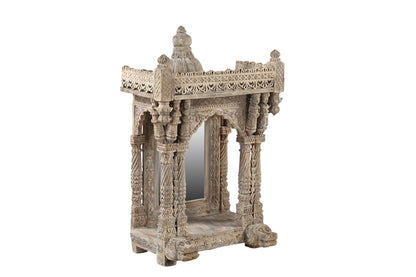 Vintage Indian Hand Carved Altar/Temple (A26VP39)