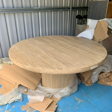 Round Elm Dining  | 152 cm wide | Natural Elm