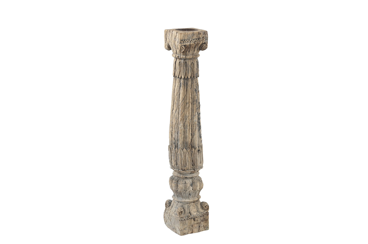Vintage Indian Pillar Candle Stand (A26VP46)