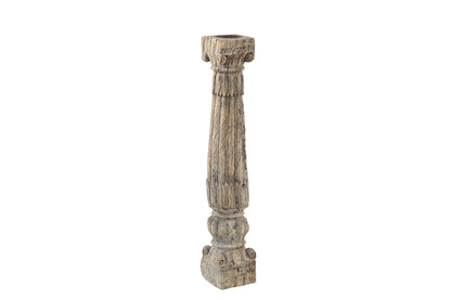 Vintage Indian Pillar Candle Stand (A26VP46)