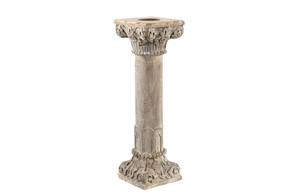 Vintage Indian Pillar Candle Stand (A26VP55)