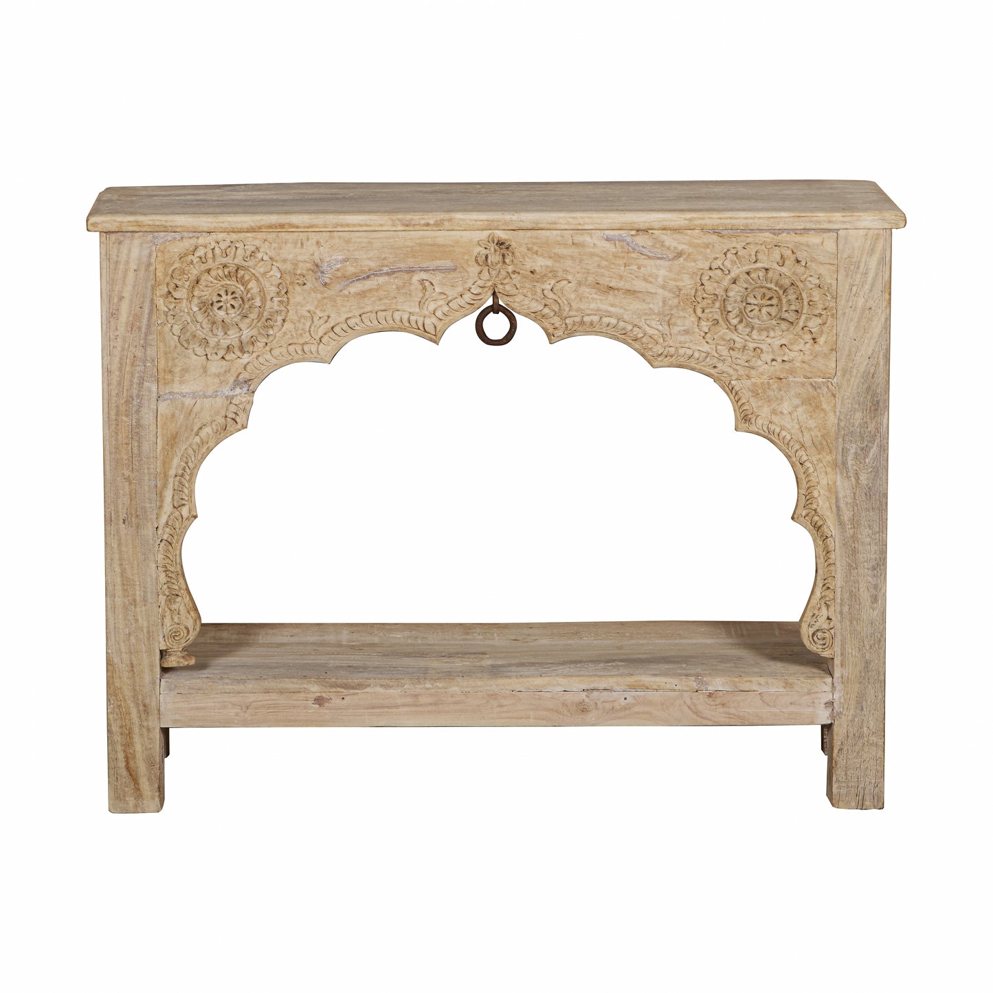 Vintage Indian Hand Carved Console (A26VP68)