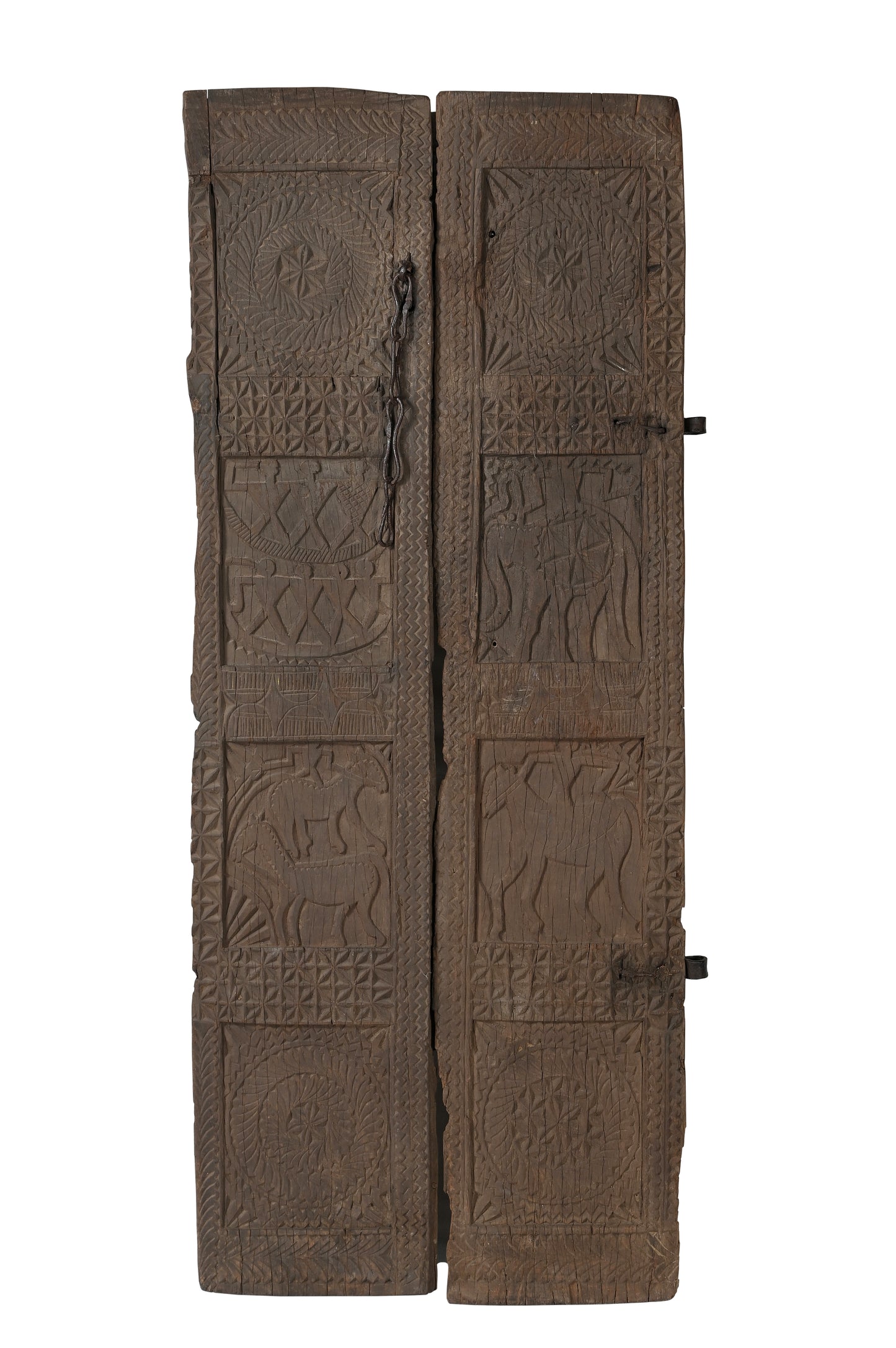 Vintage Indian Wooden Wall Panel (A26VP85)