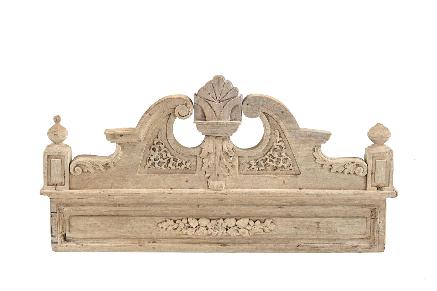 Vintage Indian hand carved wall panel (A26VP92)