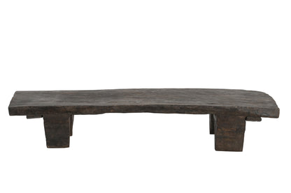 Vintage Indian Hand carved authentic Naga table (A26VP101)