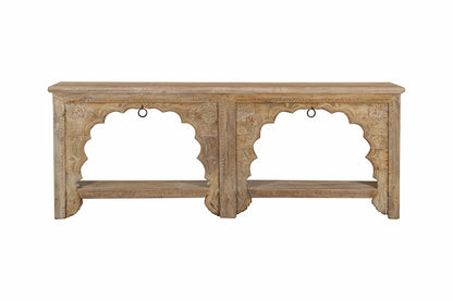 Vintage Indian Hand Carved Console (A26VP118)