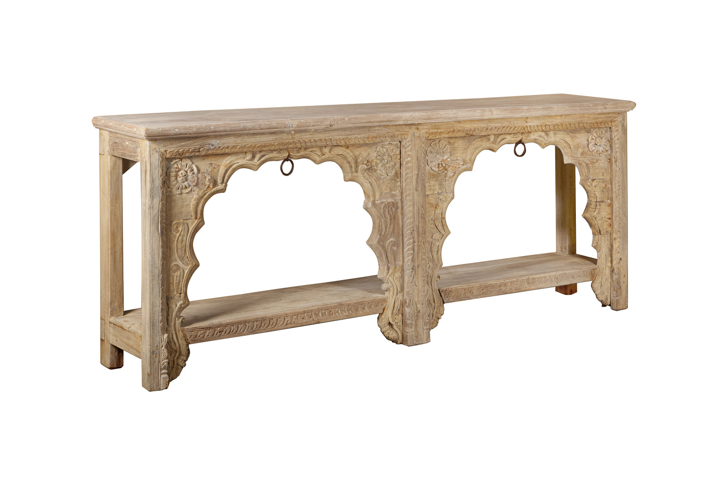 Vintage Indian Hand Carved Console (A26VP118)