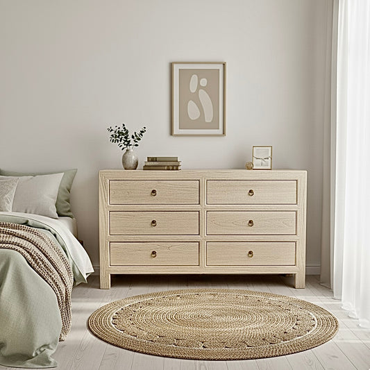 Six Drawer Chest | 140 cm | Reclaimed Elm