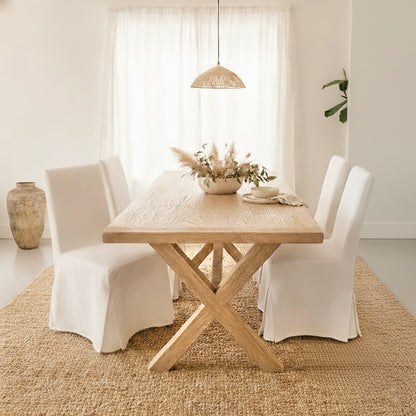 Reclaimed Elm Dining | 220 cm | Natural Elm