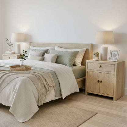 Sehri | Elm Bedside Table | Natural Elm