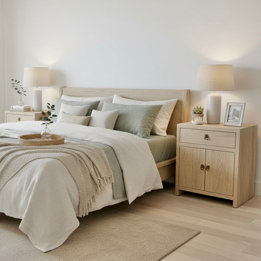 Sehri | Elm Bedside Table | Natural Elm