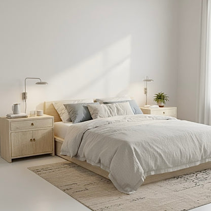 Sehri | Oversized Elm Bedside Table | Natural Elm