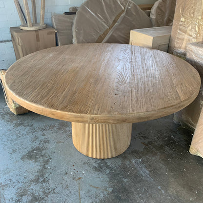 Round Elm Dining  | 152 cm wide | Darker Elm