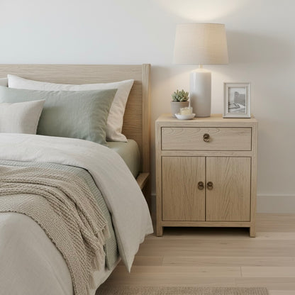 Sehri | Elm Bedside Table | Natural Elm