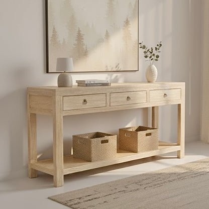 Zara Console | 160cm | Natural Elm