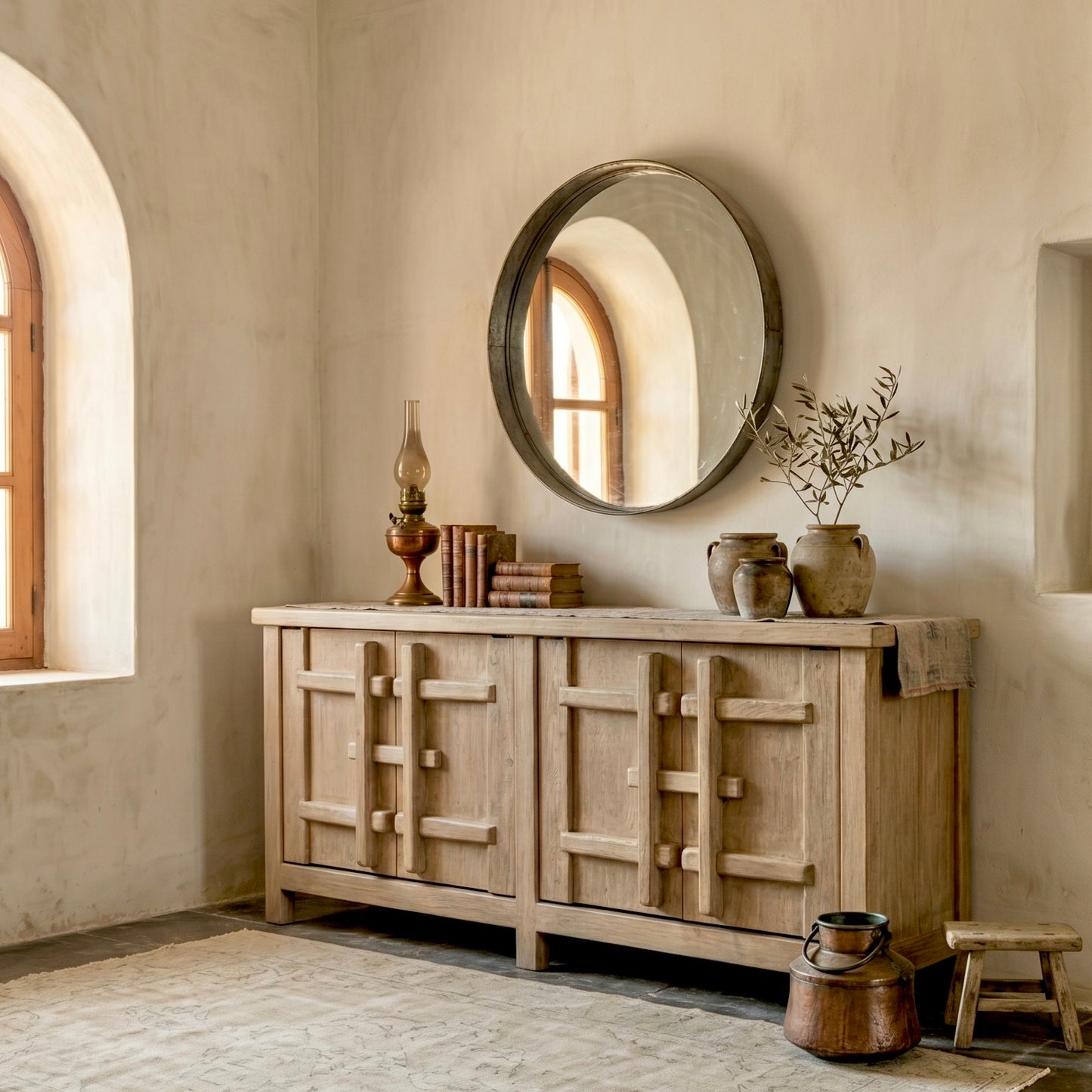 Sihuri | Elm Sideboard | Darker Elm Finish