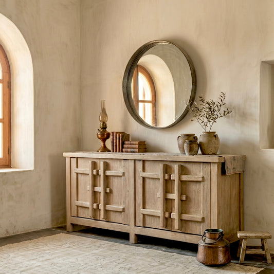 Sihuri | Elm Sideboard | Darker Elm Finish