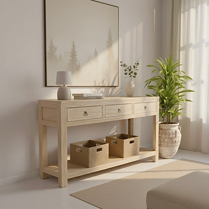Zara Console | 160cm | Natural Elm