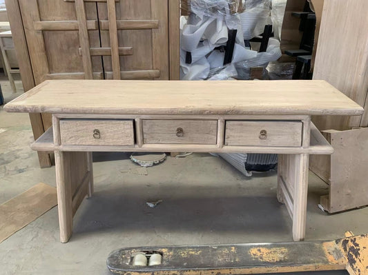 Reclaimed Elm Console | 165cm | Natural Elm | Pre-Order